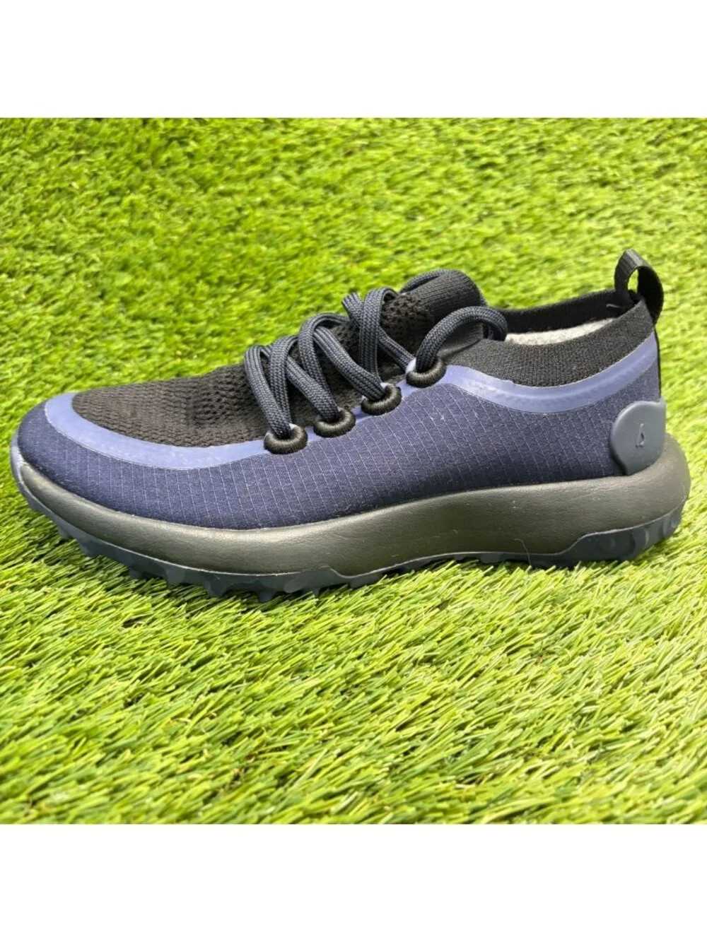 Allbirds Trail Runner SWT Womens Size 6.5 Blue Black Athletic Shoes Sneakers